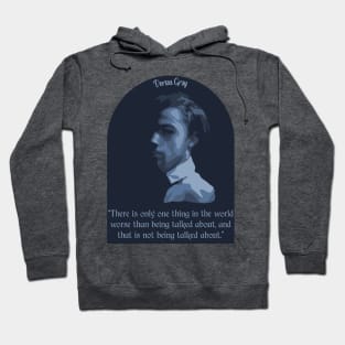 Dorian Gray Portrait and Quote Hoodie
